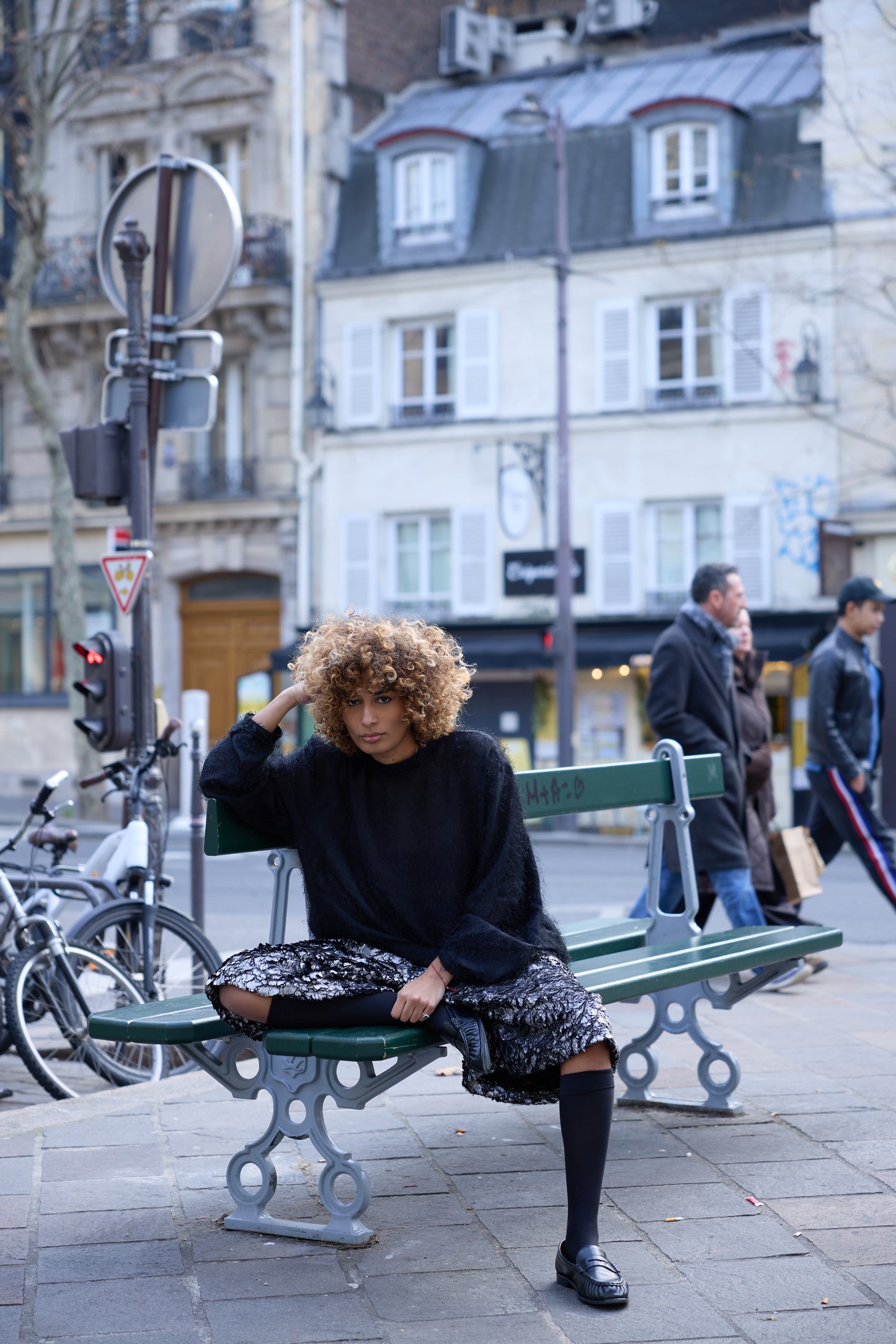 T shirt manche longue noir